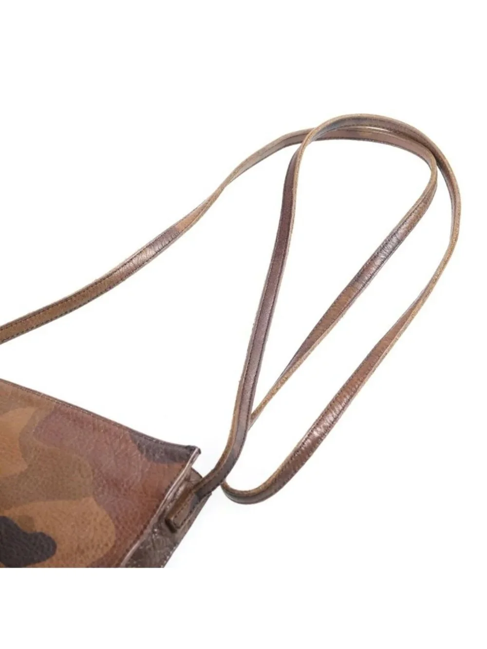 Chrome Hearts SQ Pkt BS Fluer Square Pocket BS Flare Patch Leather Shoulder Bag